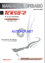 Takeuchi OPERATORS MANUAL TCR50-2 AAA0ES012 SN 305400002-(SPANISH) (1)