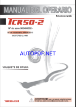 Takeuchi OPERATORS MANUAL TCR50-2 AAA0ES012 SN 305400002-(SPANISH)