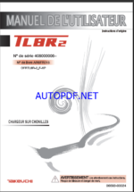 Takeuchi OPERATORS MANUAL TL8R2 AR6FR015 SN 408000006-(FRENCH)