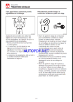 Takeuchi OPERATORS MANUAL TB260 AQ0F018 SN 126100003-(FRENCH)