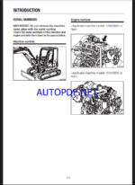 Takeuchi TB260 Mini Excavator Operators Manual (AQ0E019)