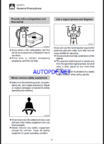 Takeuchi TB1140 Hydraulic Excavator Operators Manual (AN1E000)