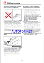 Takeuchi OPERATORS MANUAL TL6R AR2FR018 SN 406000005-(FRENCH)