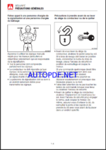 Takeuchi OPERATORS MANUAL TL8-10-12 AU8F006 (FRENCH)