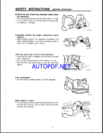 Takeuchi TB007 Compact Excavator Operators Manual (OB4-108E0)