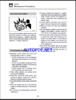 Takeuchi TB014, TB016 Crawler Excavator Operators Manual (AC4E023)