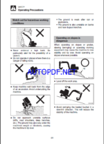 Takeuchi TB23R Compact Excavator Operators Manual (AD5E010)