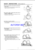 Takeuchi TB045 Compact Excavator Operators Manual (OK2-107E1)