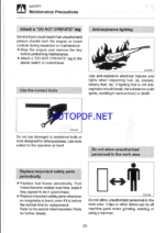 Takeuchi TB125, TB135, TB145 Compact Excavator Operators Manual (AG4E017)