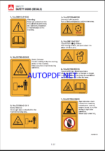 Takeuchi TB240 Mini Excavator Operators Manual (AG8EN018)