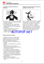 Takeuchi OPERATORS MANUAL TB260 AQ0S017 SN 126100003-(SPANISH)