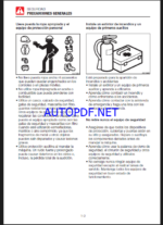 Takeuchi OPERATORS MANUAL TB260 AQ1ES013 SN 126103816-(SPANISH)