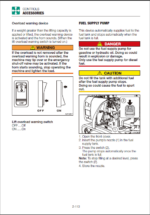 Takeuchi TB2150 Hydraulic Excavator Operators Manual (AN5EN023)