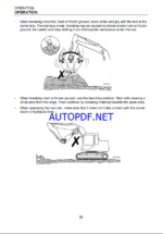 Takeuchi TKB72-S Hydraulic Hammer Operators Manual