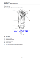 Takeuchi TKB302-S Hydraulic Hammer Operators Manual