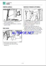 Takeuchi OPERATORS MANUAL TB290 AM3FR028 SN 185107312-(FRENCH)