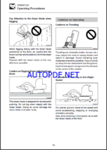 Takeuchi TB014, TB016 Compact Excavator Operators Manual (AC4E025-1)