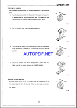 Takeuchi TB25 Compact Excavator Operators Manual