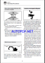 Takeuchi TB25FR Compact Excavator Operators Manual (AE4E000)