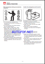 Takeuchi TB260 Mini Excavator Operators Manual (AQ1EN013)