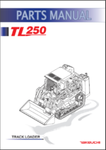 Takeuchi TL250 Track Loader Parts Manual (BU3Z007-8-0)