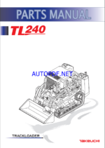 Takeuchi TL240 Track Loader Parts Manual (BU2Z006-8-0)