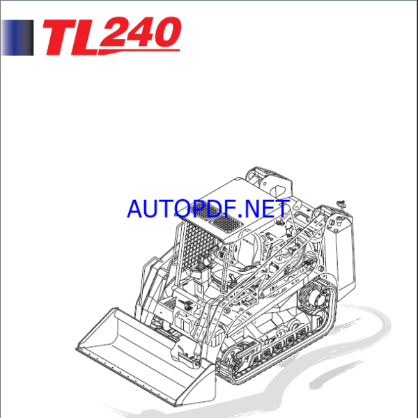 Takeuchi TL240 Track Loader Parts Manual (BU2Z006-8-0)