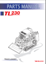 Takeuchi TL230 Track Loader Parts Manual (BU1Z007-8-0)