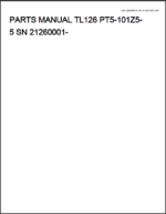 Takeuchi TL216 Track Loader Parts Manual (PT5-101Z5-5)