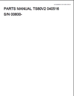 Takeuchi TS80V2 Skid Steer Parts Manual (040516)