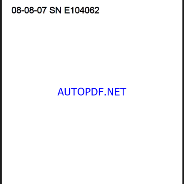 Takeuchi TW60 Wheel Loader Parts Manual (8016564)