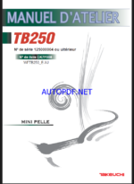 Takeuchi WORKSHOP MANUAL TB250 CK7F008 SN 125000004-(FRENCH)