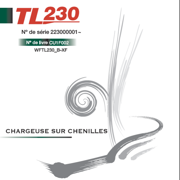 Takeuchi WORKSHOP MANUAL TL230 CU1F002 SN 223000001-(FRENCH)