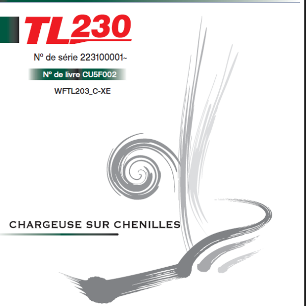 Takeuchi WORKSHOP MANUAL TL230 CU1F002 SN 223000001-(FRENCH)