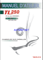 Takeuchi WORKSHOP MANUAL TL250 CU3F003 SN 225000001-(FRENCH)
