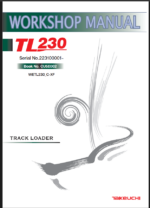Takeuchi TL230 Track Loader Workshop Manual (CU5E002)