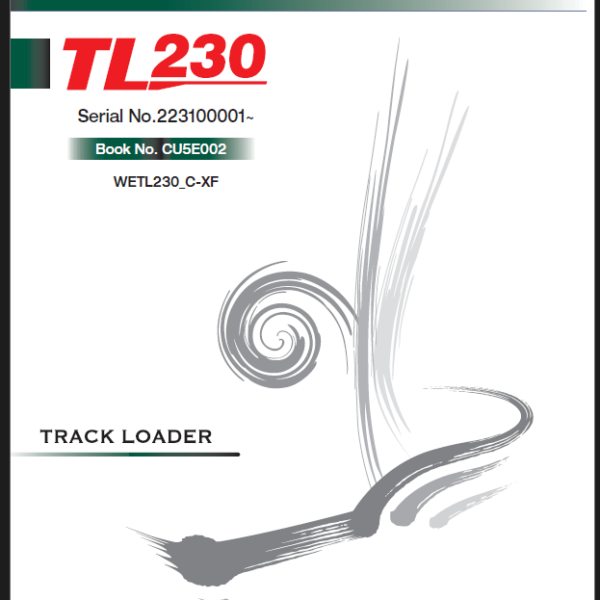 Takeuchi TL230 Track Loader Workshop Manual (CU5E002)