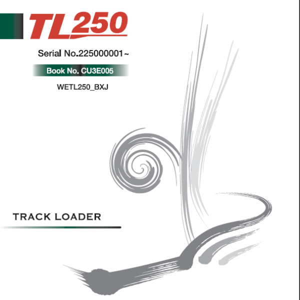 Takeuchi TL250 Track Loader Workshop Manual (CU3E005)