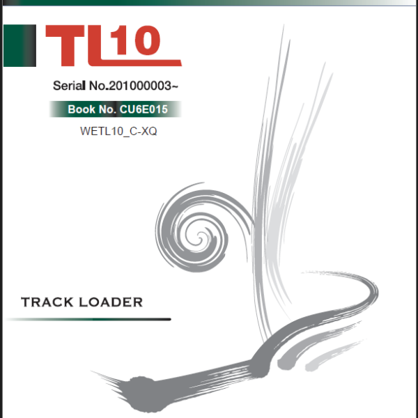 Takeuchi TL10 Track Loader Workshop Manual (CU6E015)
