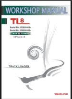Takeuchi TL8 Track Loader Workshop Manual (CU8E014)