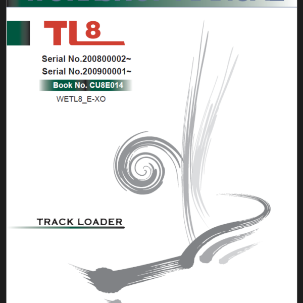 Takeuchi TL8 Track Loader Workshop Manual (CU8E014)