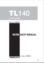 Takeuchi TL140 Crawler Loader Workshop Manual (CT9E004)