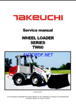 Takeuchi TW60 Wheel Loader Service Manual
