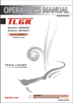 Takeuchi TL6R Track Loader Operators Manual (AR2EN018)