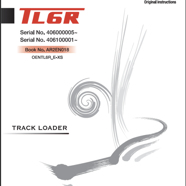 Takeuchi TL6R Track Loader Operators Manual (AR2EN018)