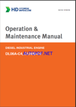 Develon DL06A-C4, DL06B-C4 Diesel Industrial Engine Operation and Maintenance Manual (950106-147004EN)