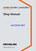 Develon DL550-7AH Wheel Loader Shop Manual (950106-02459_B_EN)Develon DL550-7AH Wheel Loader Shop Manual (950106-02459_B_EN)