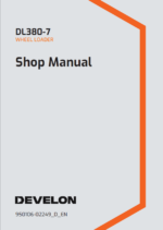 Develon DL380-7 Wheel Loader Shop Manual (950106-02249_D_EN)