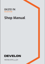Develon DX27Z-7K Mini Excavator Shop Manual (950106-03701_A_EN)