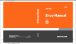 Develon DX19-7 Mini Excavator Shop Manual (95MT-30158)